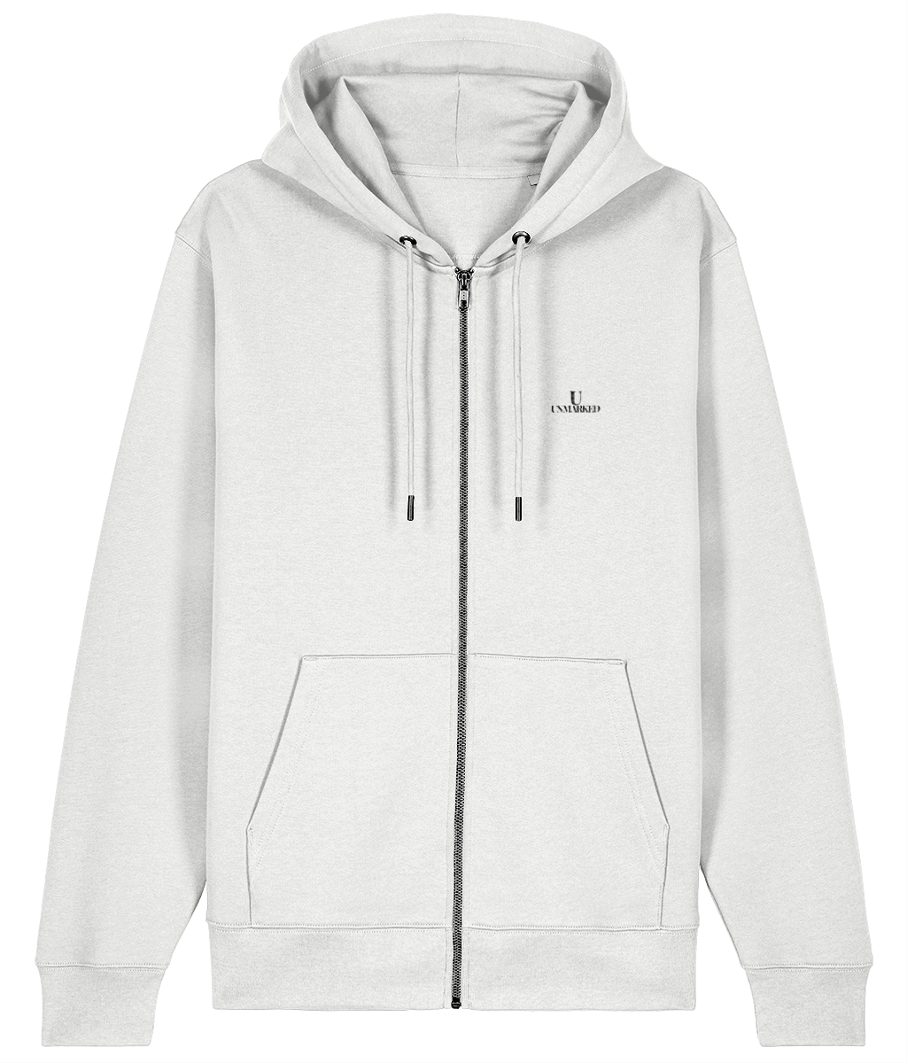 UNMARKED Heavyweight Zip Hoodie - White